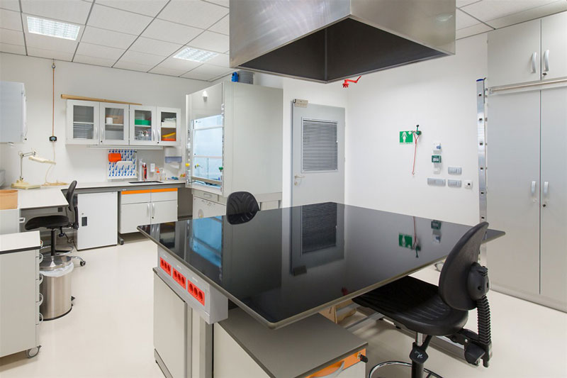 lab inrichting