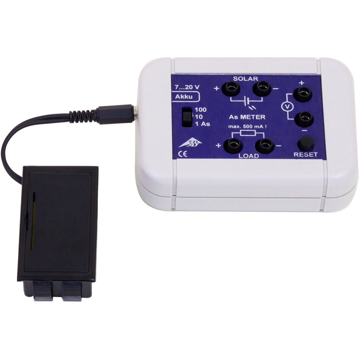 Coulombmeter met oplaadbare batterij