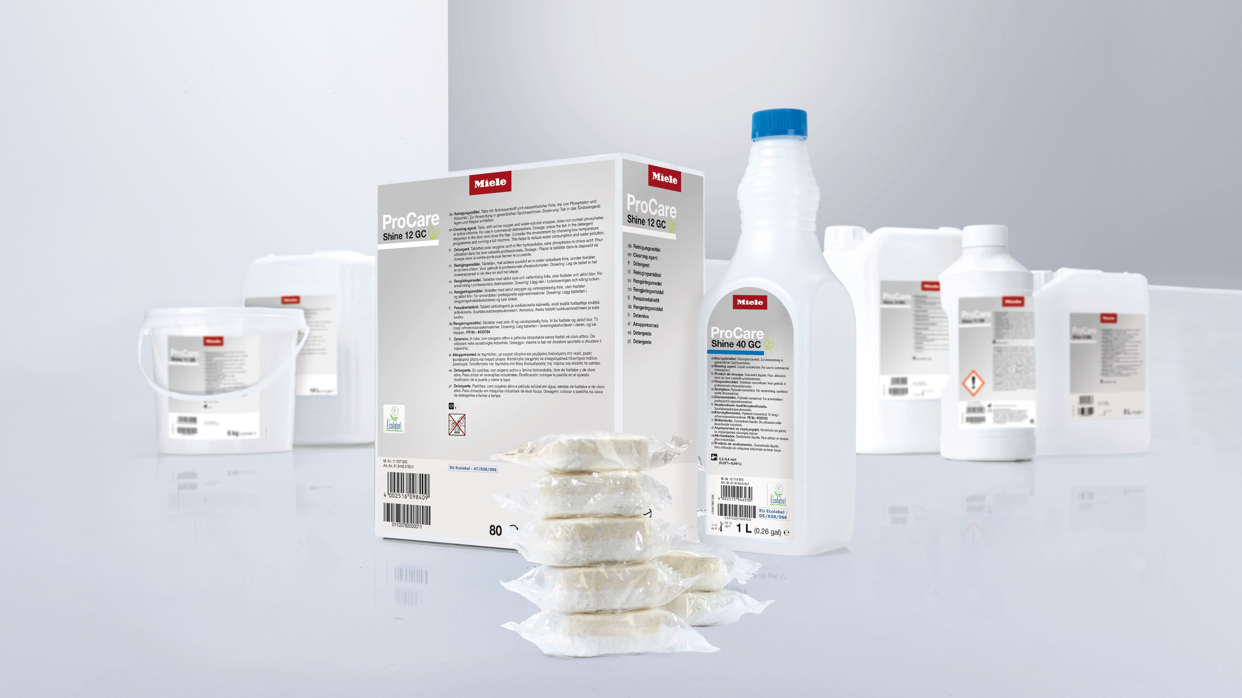 Miele ProCare Reinigingsmiddelen