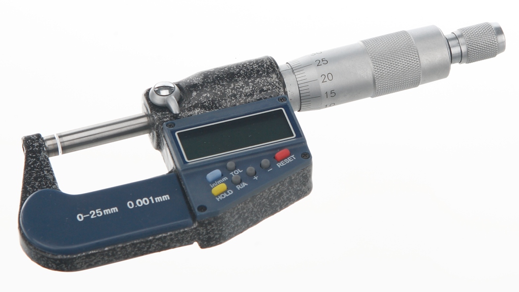 Micrometer digitaal RVS