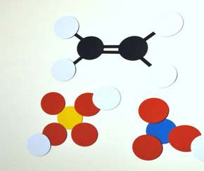 Bright molecuul model leraren