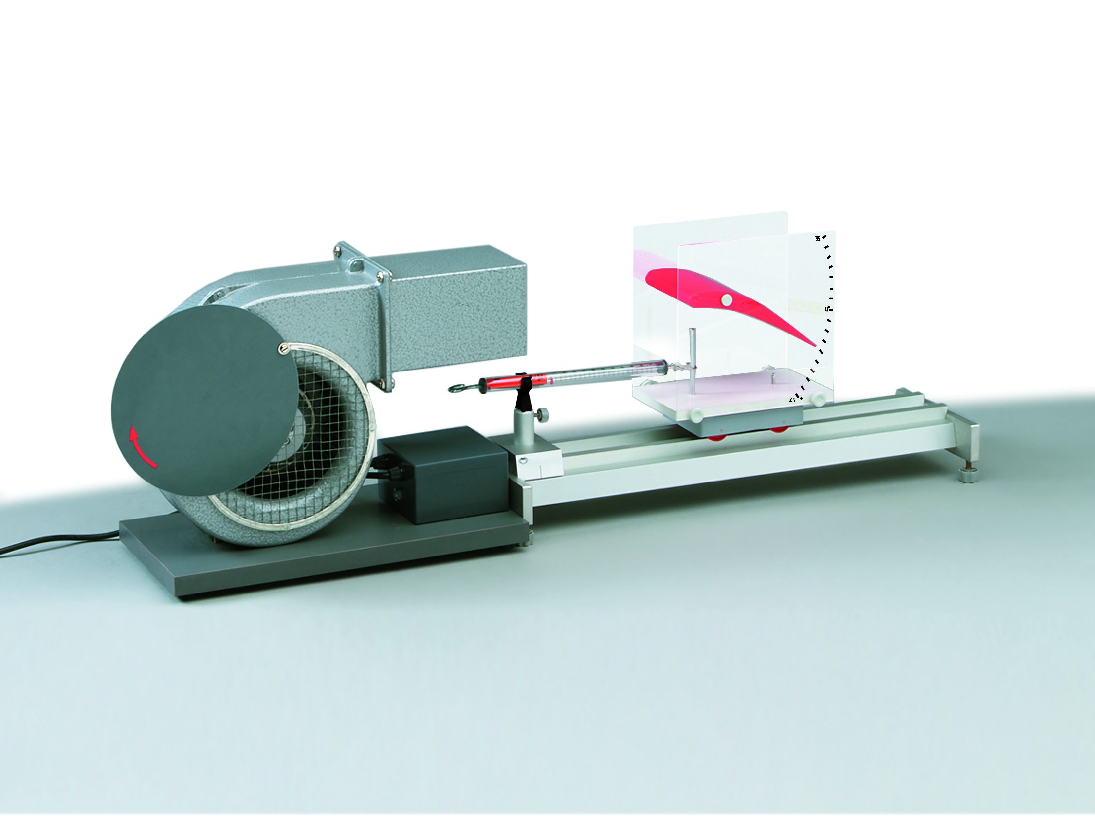 Demonstratie apparaat aerodymamica