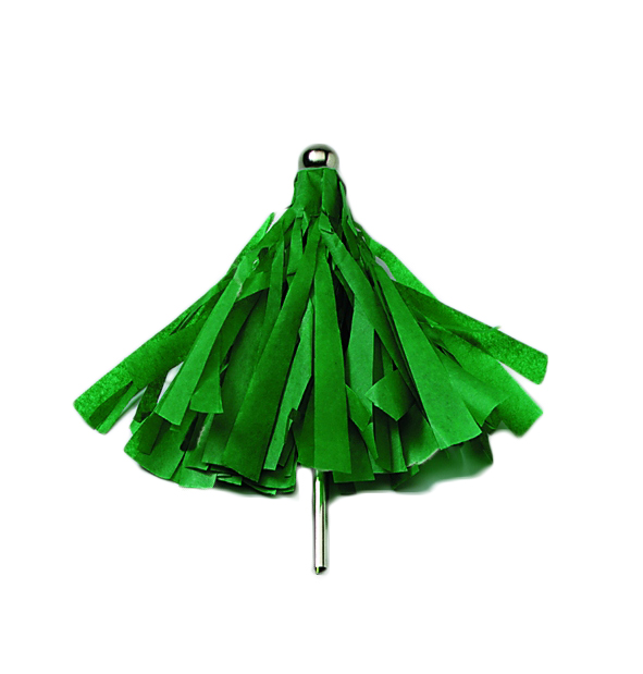 Paraplu met stroken papier