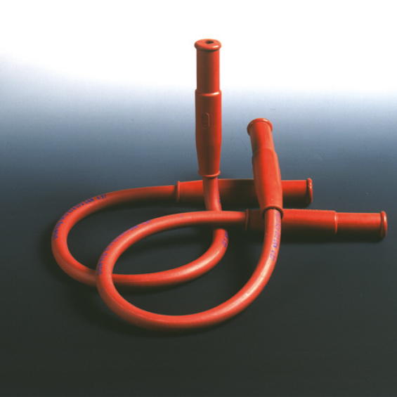 Gasslang 500 mm rood