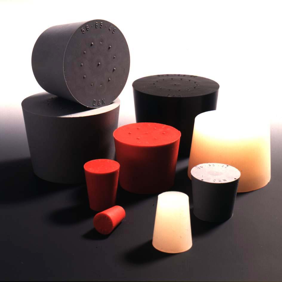 Stoppen natuur rubber grijs
