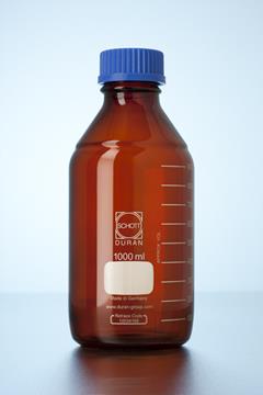 Duran fles 25 ml GL25 amber met dop