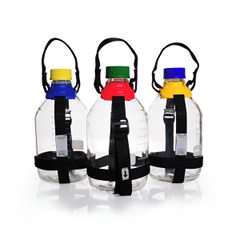 DURAN GL45 Flessen draagsysteem. Rood.