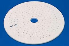 Exsiccatorplaat DN 100 porselein