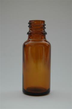 Druppel flacon 10 ml bruin glas met sch