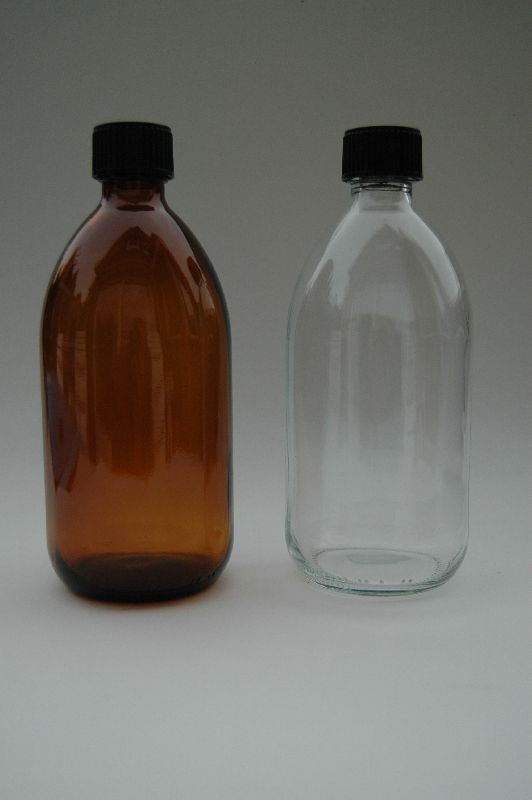 Alpha flacon 250 ml blank glas met schro