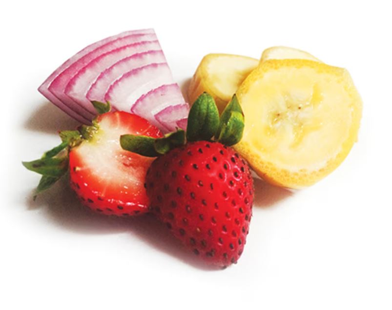 Hebben uien, aardbeien en bananen DNA?