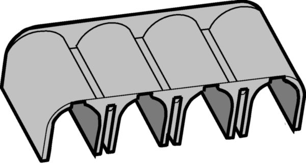 Eppendorf sluitclip voor 8-kanaalspipet