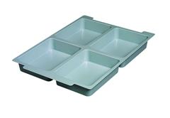 Gratnells inzet 4 vakken