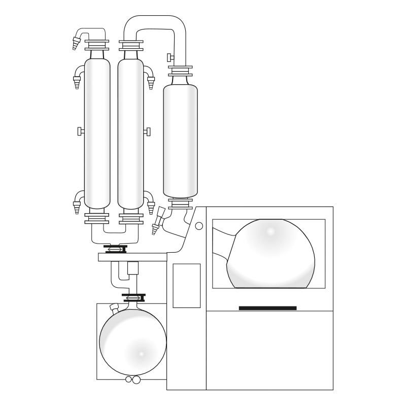 Hei-VAP Industrial - glassware set A2