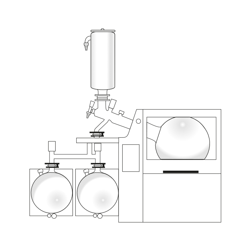 Hei-VAP Industrial - glassware set KC
