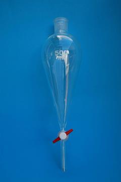 Scheitrechter Squibb PTFE kraan 250 ml