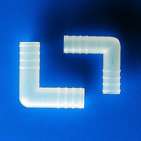 Slangverbinding PP L-vorm Ø 6 mm, 10 stu