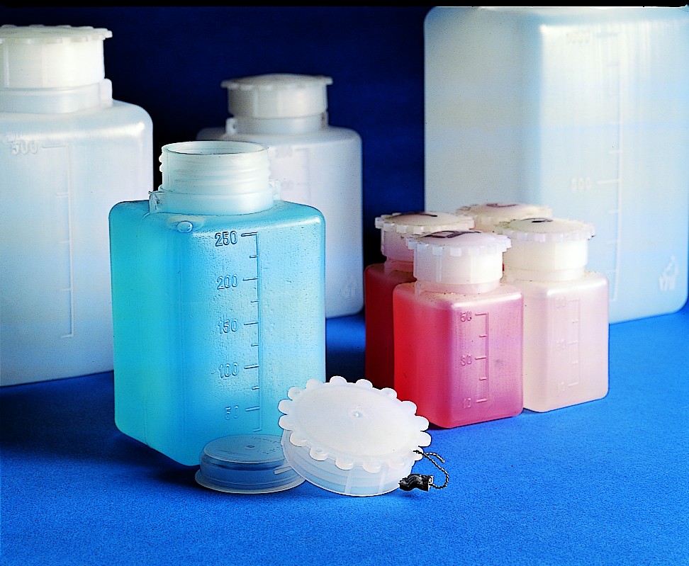 Vierkante wijdmonds fles 25 ml