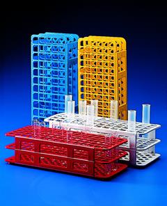 Reageerbuisrek PP wit 5x12 pos. 16mm