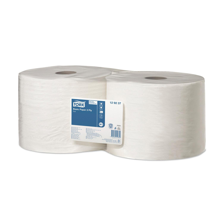 Poetsrol 2-laags 24cm x510m W1 Tork
