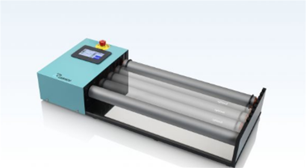 Digtale rollenbank 2 rollen van 550 mm 1