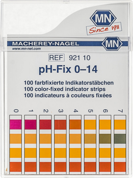 Indicatorstrips PH 0-14 MN 100 strips