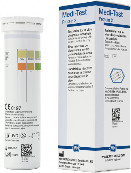 MEDI-Test eiwit 2 teststrips