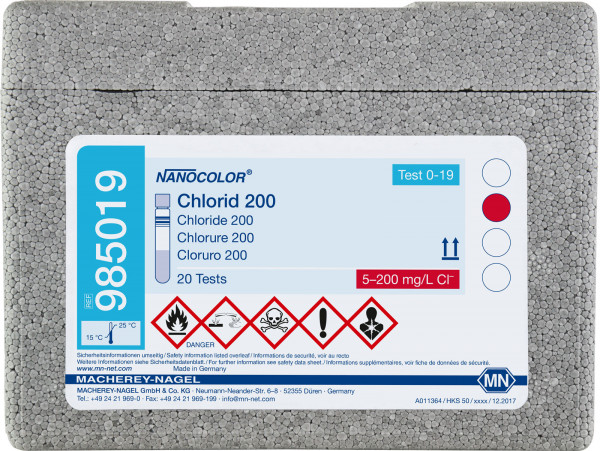Nanocolor testkit Chloride 200