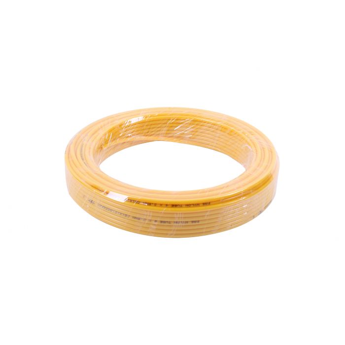 Slang, 4mm, geel, 30 m lengte