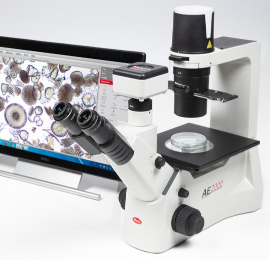 Motic AE2000 trinoculaire microscoop