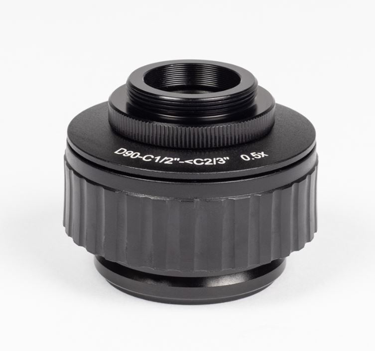 0,5 X C-mount camera adapter voor 1/3" e