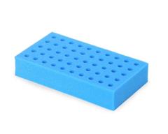 Multi Tube Reageerbuisrek - 12mm - blauw