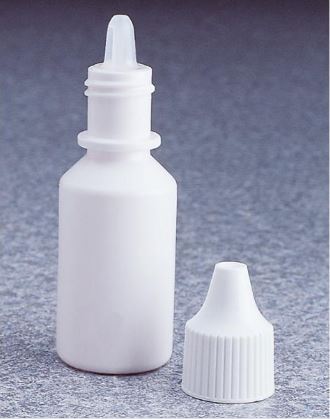 Dropper bottle, PELD, white, Nalgene, 15