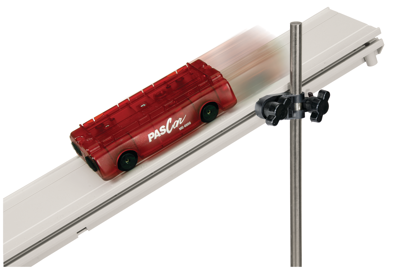 Statiefklem voor PASCO track
