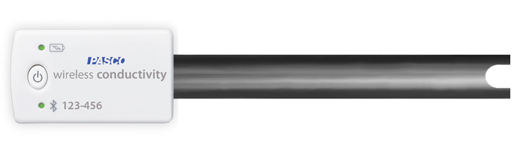 Draadloze PASCO geleidbaarheids sensor