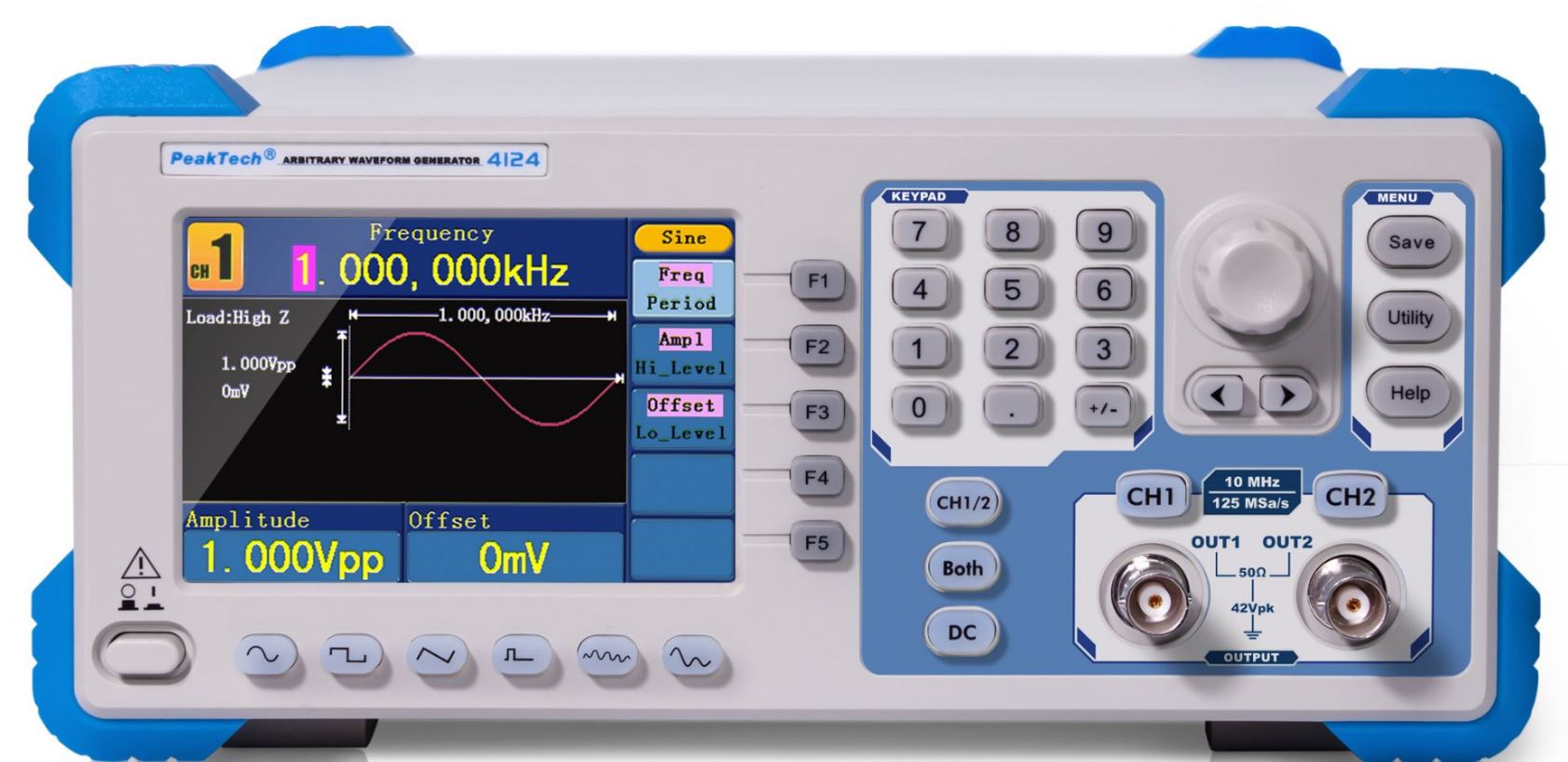 PeakTech P4124 2-kan. signaalgenerator