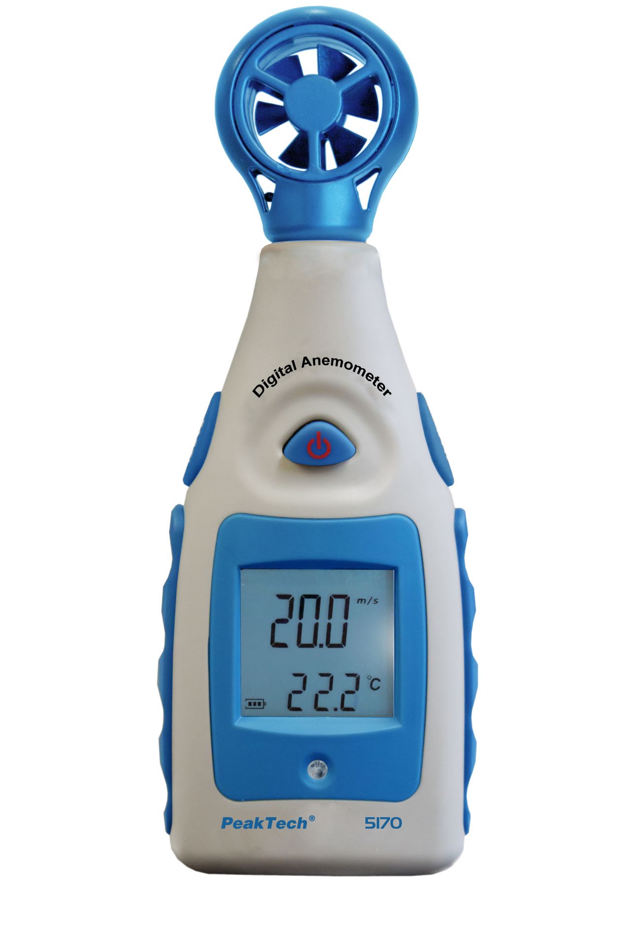 Anemometer met thermometer 0-55 knopen