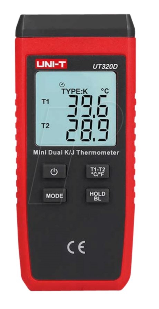 Digitale thermometer, -50...+1300 °C, vo