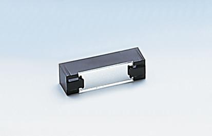 Mirror on block, 50 mm x 20 mm