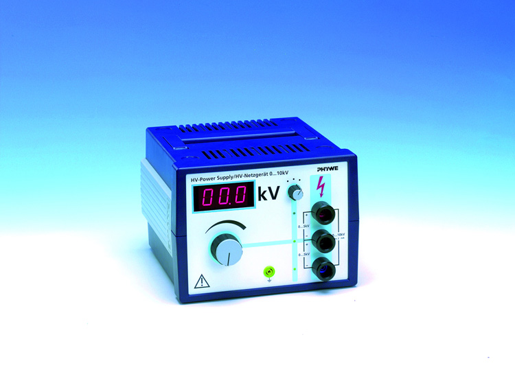 PHYWE Hoogspanningsvoeding DC: 0. ± 10kV