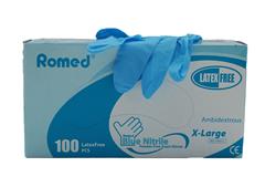 Handschoenen nitril poedervrij maat S