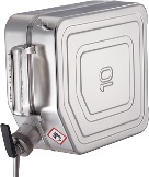 Veiligheidskan 10 liter RVS met dop