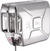 Veiligheidskan 20 liter RVS met dop
