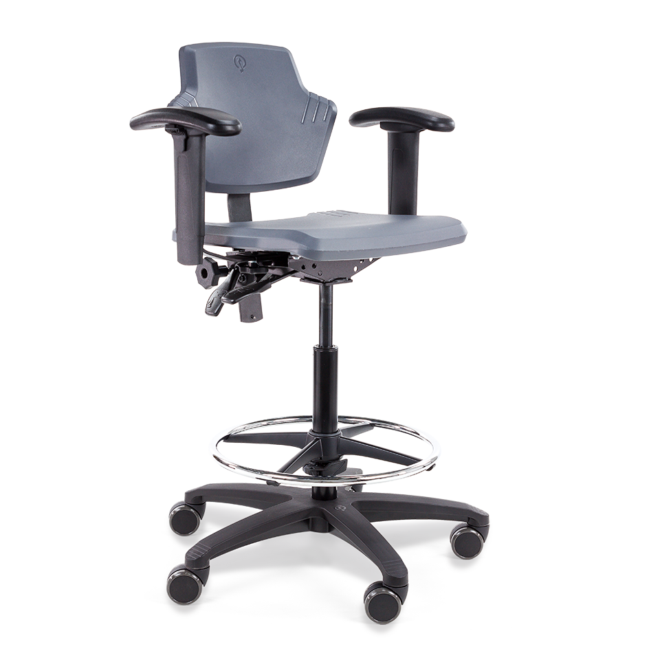 Spirit 1502 PUR werkstoel armleggers