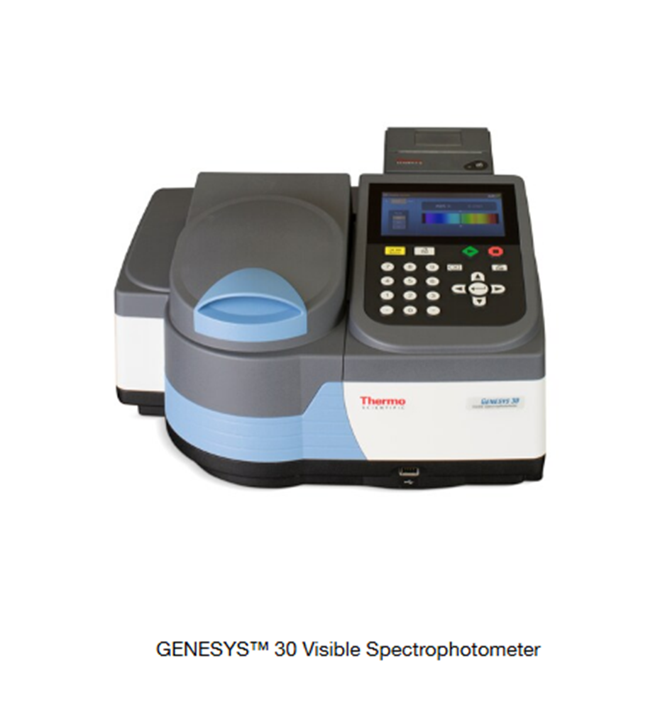 Genesys 30 VIS single beam spectrophotom