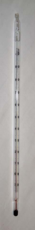 Thermometer -10+100:1 ° C rode vulling