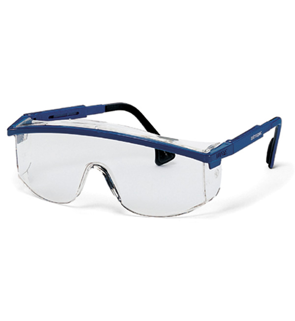 Veiligheidsbril Uvex blauw/zwart