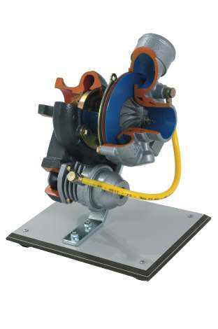 Turbo met overdruk klep