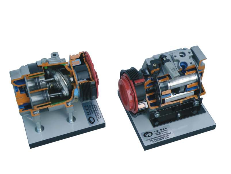 Axiale compressor variabele verplaatsing