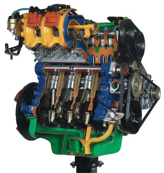 4 cylinder, 16 kleppen multipoint electr